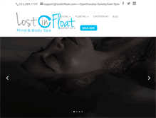 Tablet Screenshot of lostinfloat.com